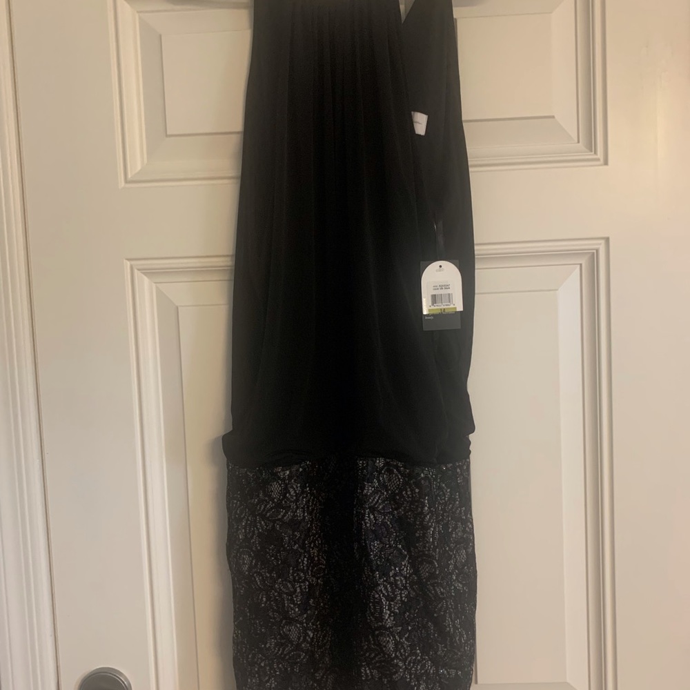 Black shimmer sexy dress, by Jessica Simpson